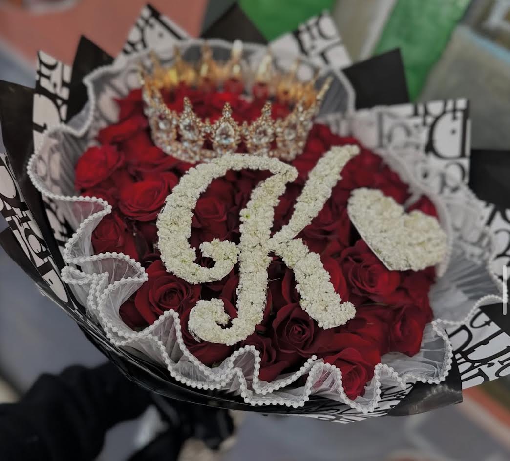 Initial Number Bouquet