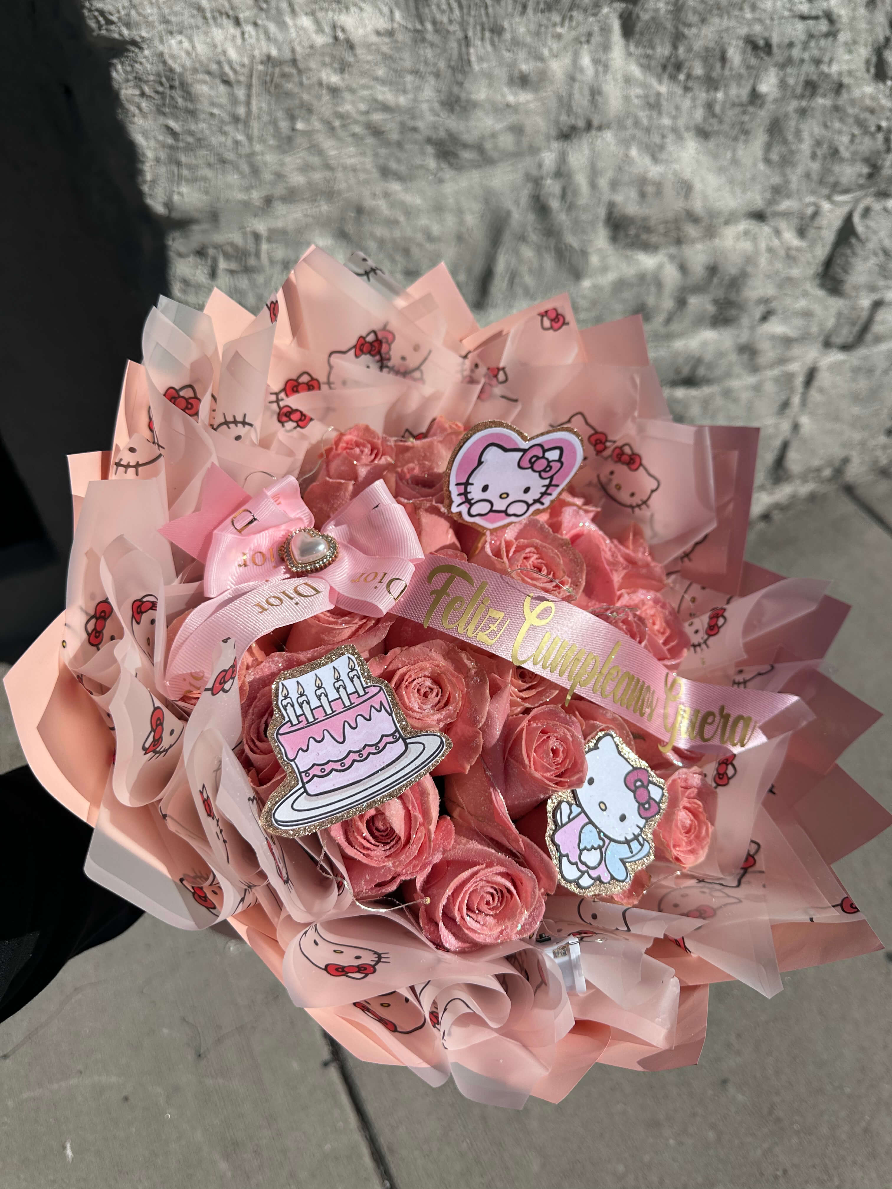 Birthday with Hello Kitty bouquet