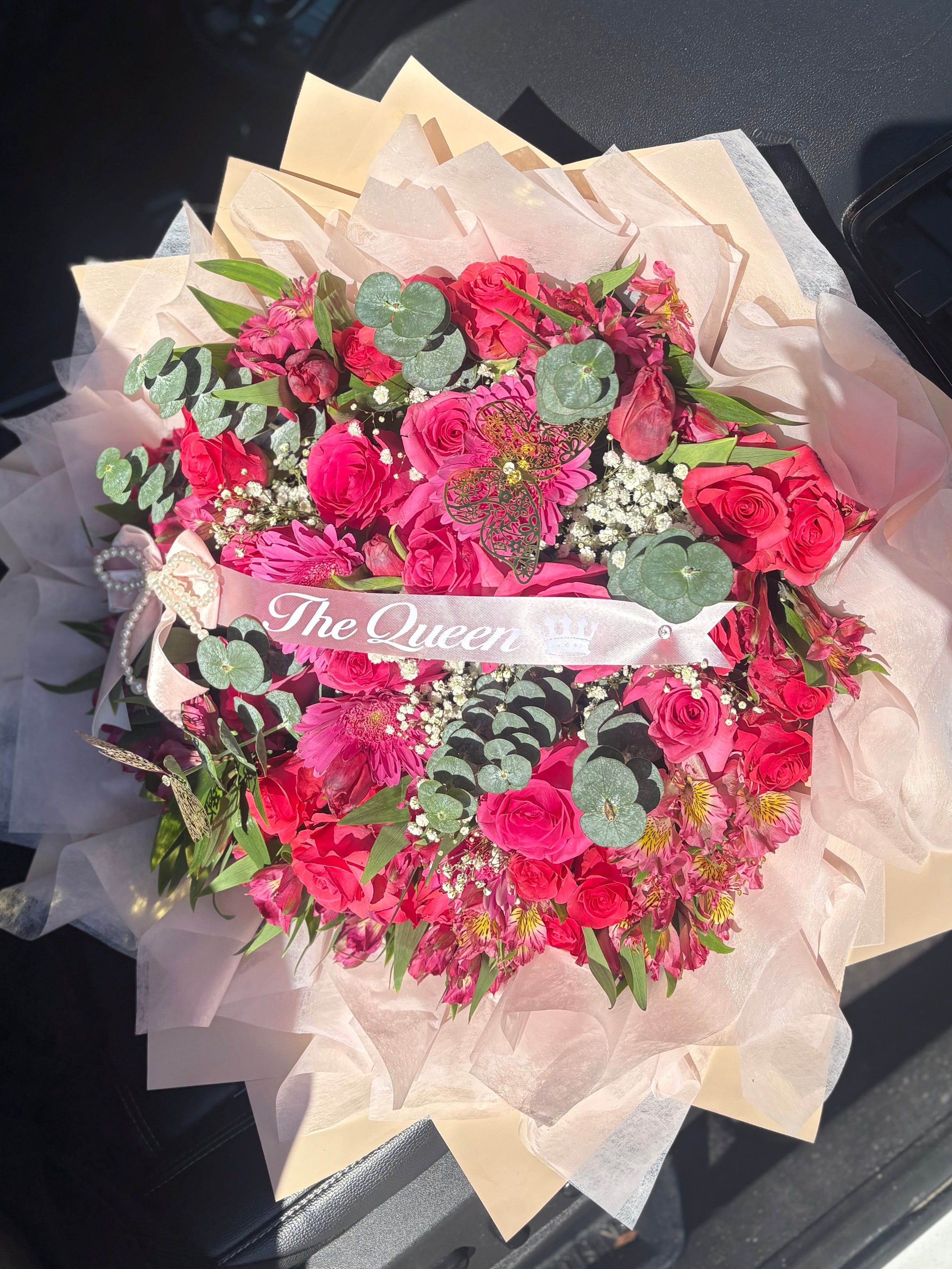 Bright Pink Mixed Bouquet